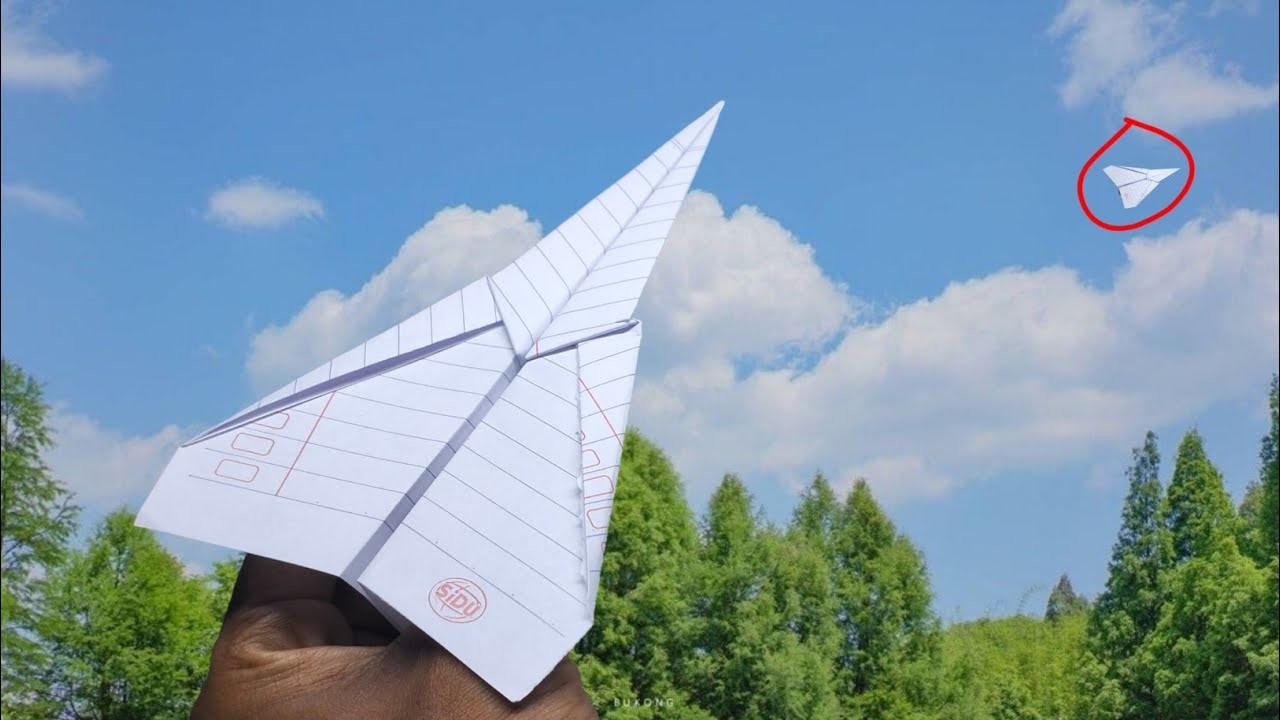 How to make Easy paper Airplane That Fly Far | Easy Paper Airplane