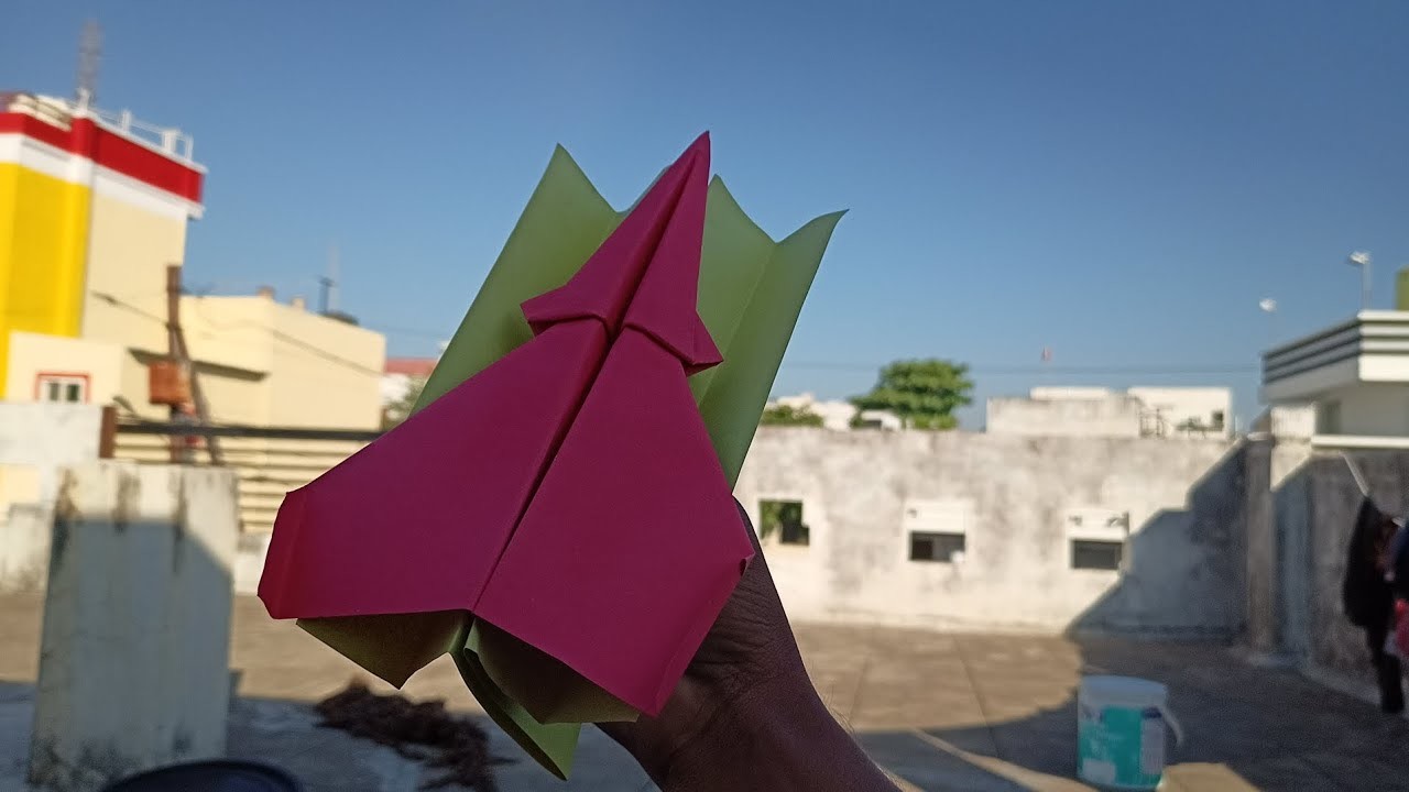 How To Make Paper Plane Launcher Paper ????️