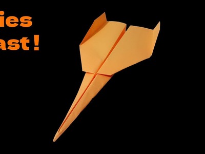 How to Make the Fastest Paper Airplane