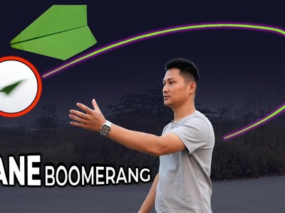 How to make the super easy boomerang king plane come back to you