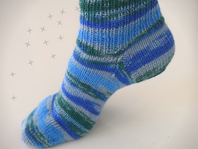Knit heel | Knit socks like German grandma | cap heel | en subtitles