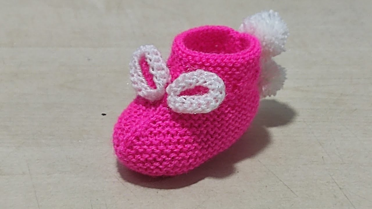Knitting baby booties new design easy method