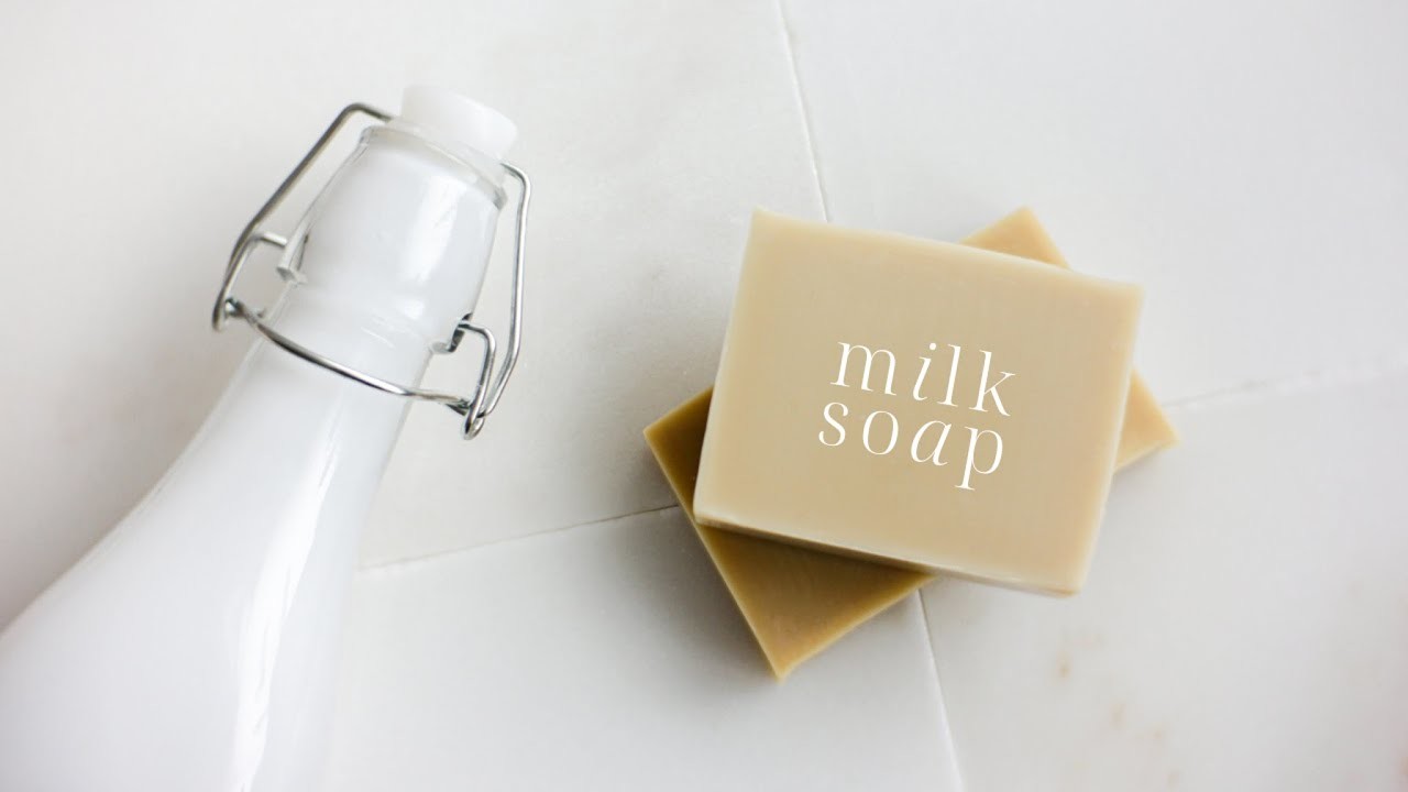Make creamy milk soaps with me????2 ways to use milk in cold process soap❄️