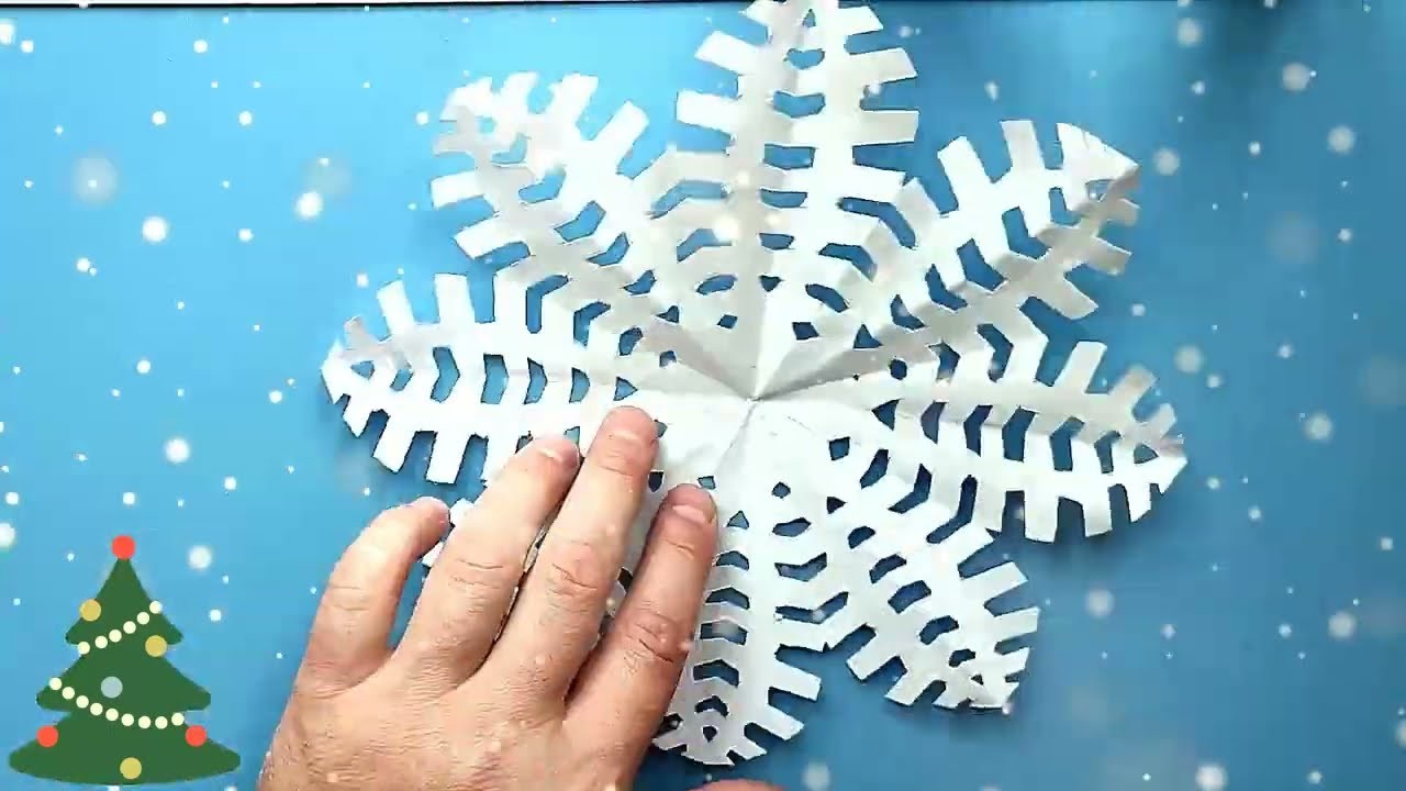 MAKE IT Christmas craft ideas How to cut paper snowflakes Snowflake paper✅❄