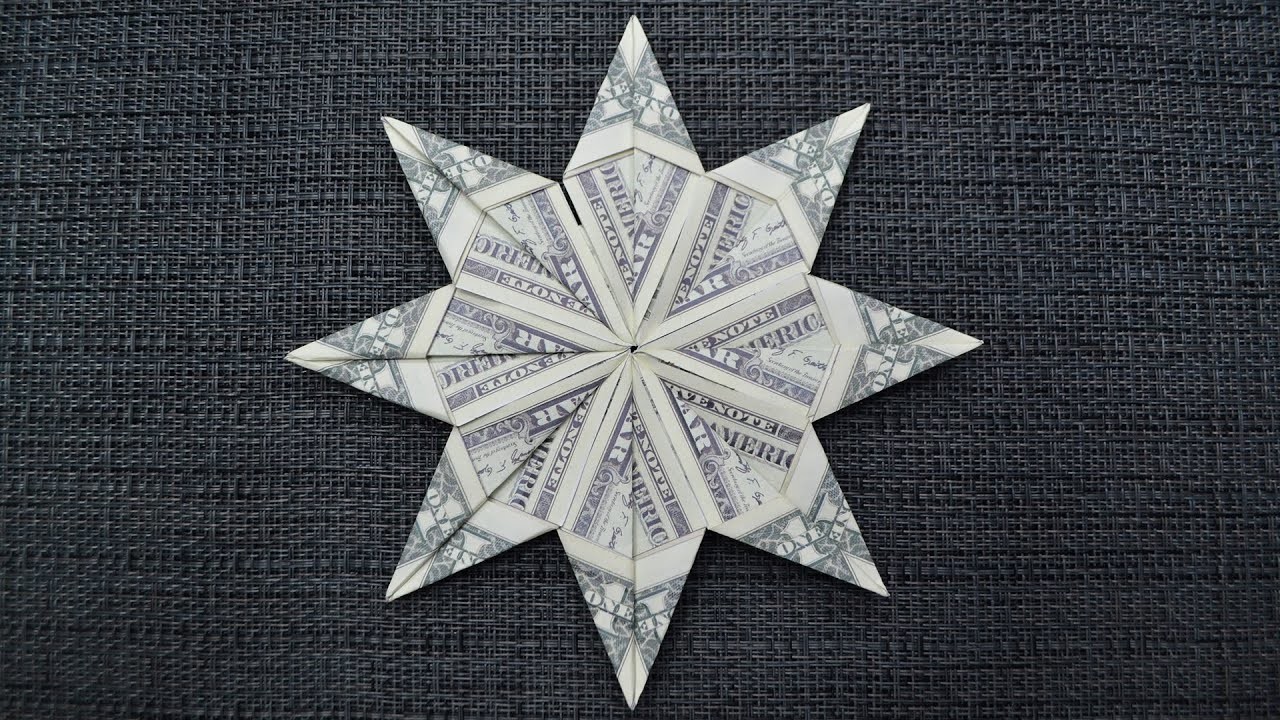 My MONEY SNOWFLAKE | Origami for Christmas | Dollar Origami | Tutorial DIY by NProkuda