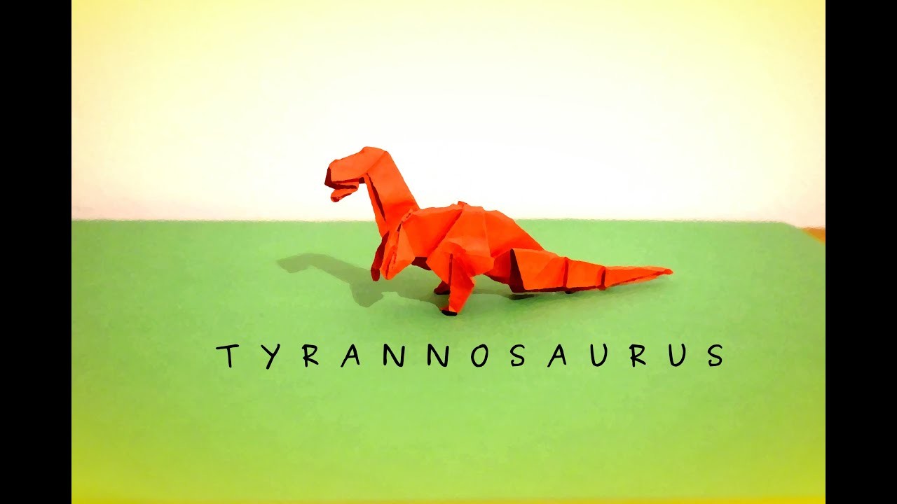 Origami - Tyrannosaurus Rex