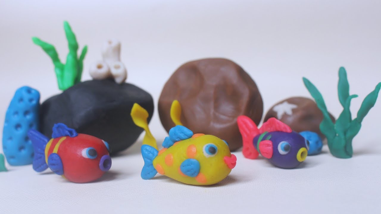 Polymer CLAY Tutorial How To Make Fish | Clay DIY