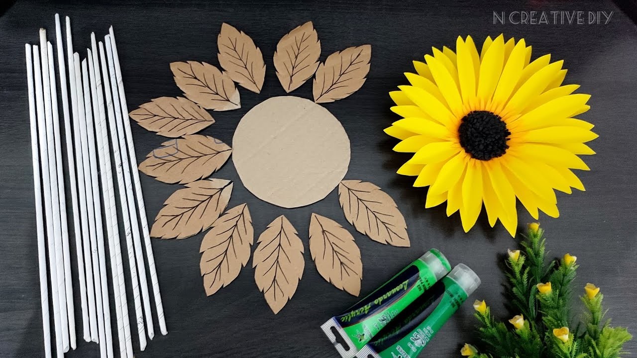 Unique wall hanging craft ideas | Paper craft for home decor | Paper flower wall decor | Room decor