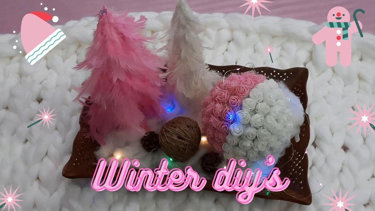 Winter diys.winter diy decor.starting to adopt satvic lifestyle.preparing for winters and christmas