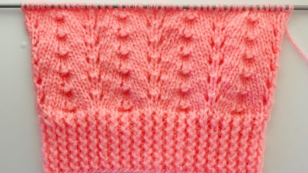 4 Rows Repeat Knitting.Very Easy Pattern