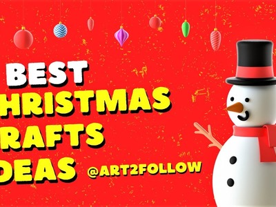 ???? 5 Best Christmas Craft Ideas | ???? DIY Christmas Decoration | ⛄ Easy Christmas Crafts | @art2follow