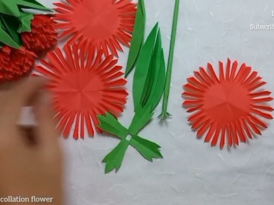 5 Diy.5 diy paper flower. diy craft paper flower. diy creative collation.