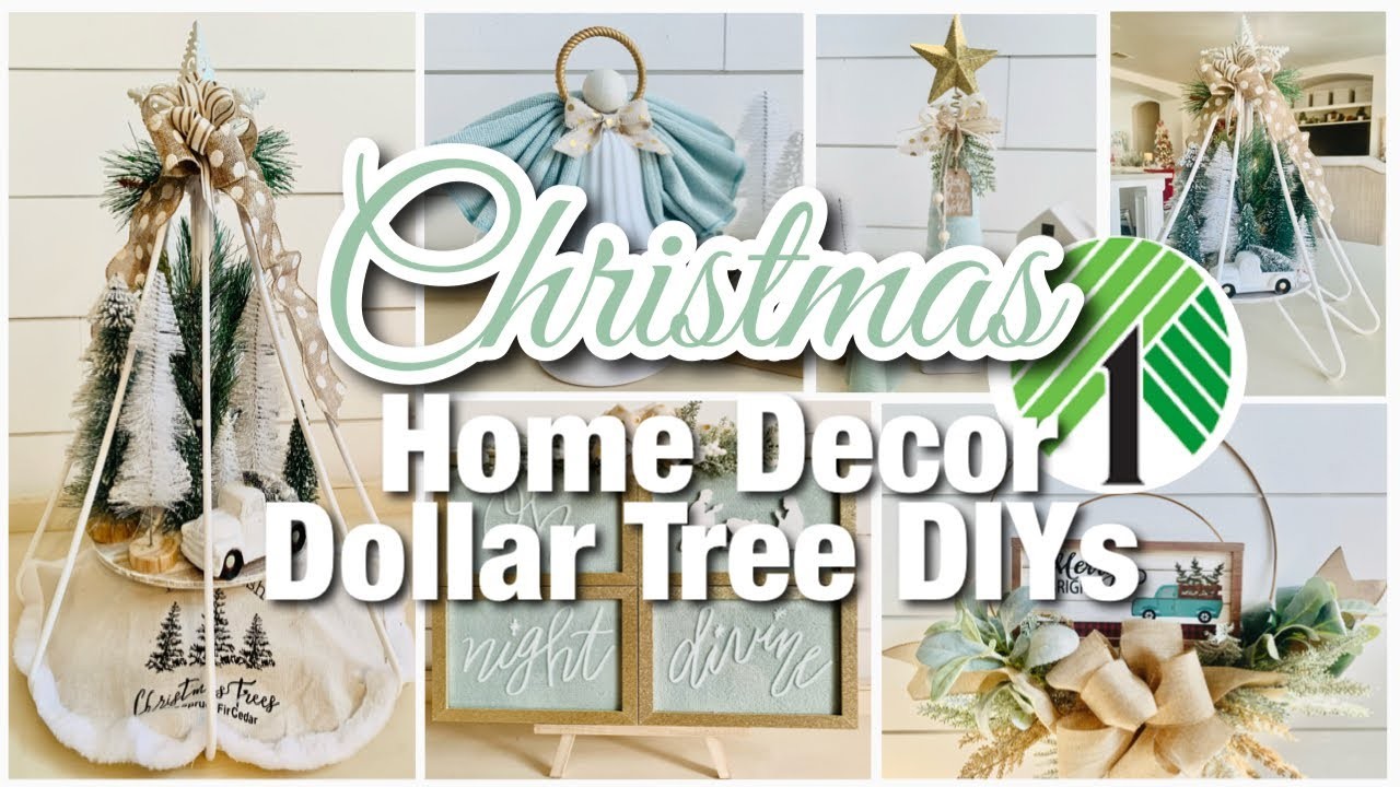 5 Dollar Tree Christmas DIYs Farmhouse Home Decor