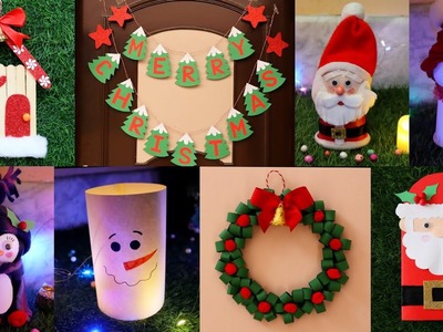 8 Christmas Crafts.Christmas Decoration ideas.Christmas craft making ideas at home #christmas2022
