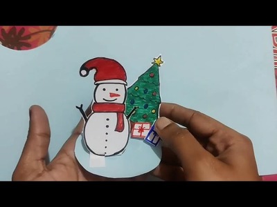 Christmas craft.winter craft.DIY snowglobe.How to make snowglobe.kids fun activity