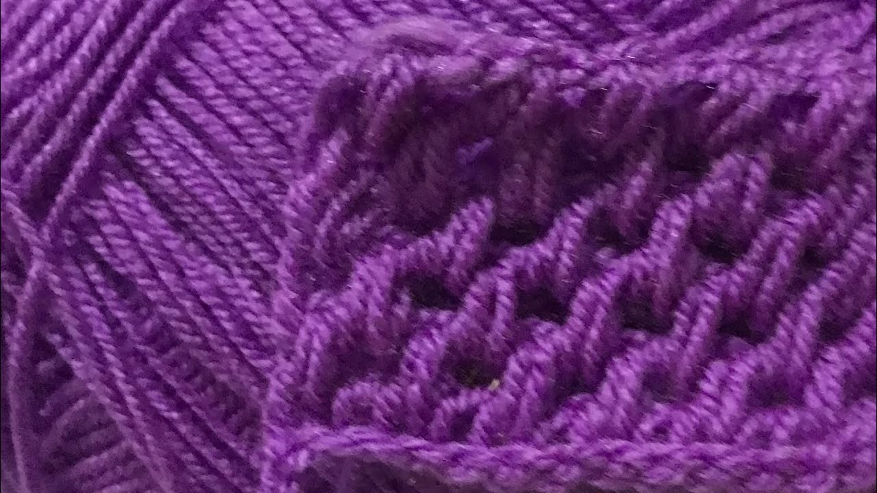 Crochet Art. easy tunisian stitch for beginners. live tutorial #16