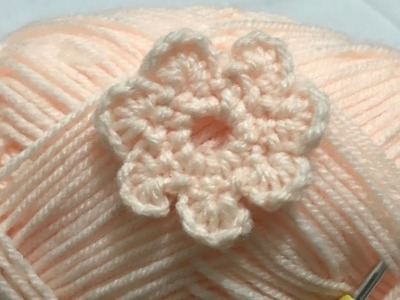 Crochet Art. simple crochet for beginners. 3d floral model