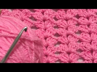 Crochet Art. super easy and elegant stitch for beginners