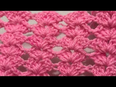 Crochet Art. super easy stitch for beginners. baby blanket