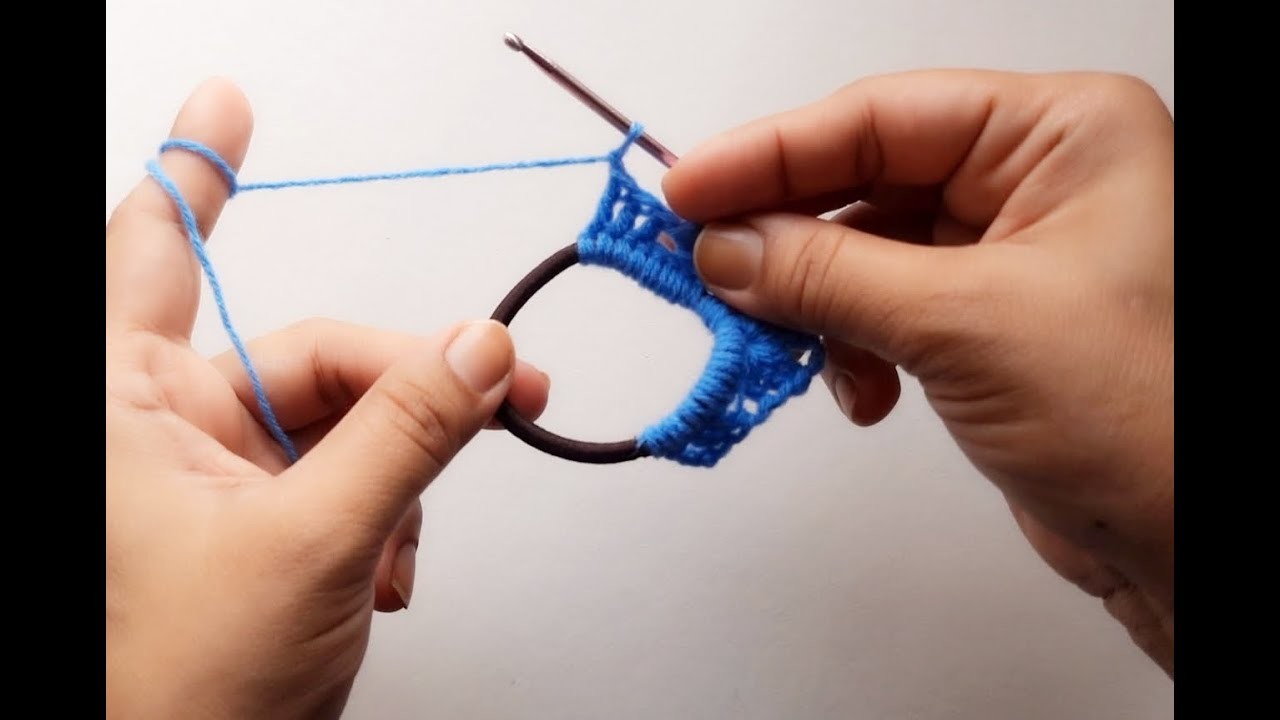 Crochet headband - easy tutorial | Crochet hair accessories | Crochet bandana