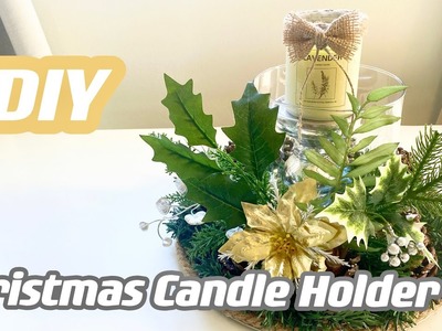 ????DIY Christmas Candle Holder | Decoration | Home Decoration | DIY Holiday Idea | Christmas Craft