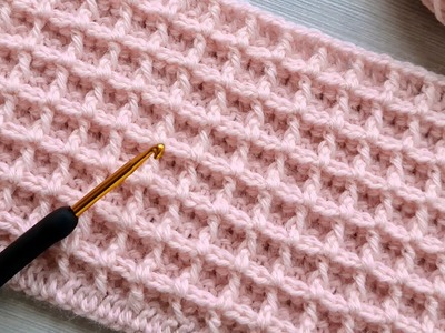 EASY Crochet for Beginners ???? Baby Blanket Crochet Pattern | Crochet Stitch for Bag | How to Crochet