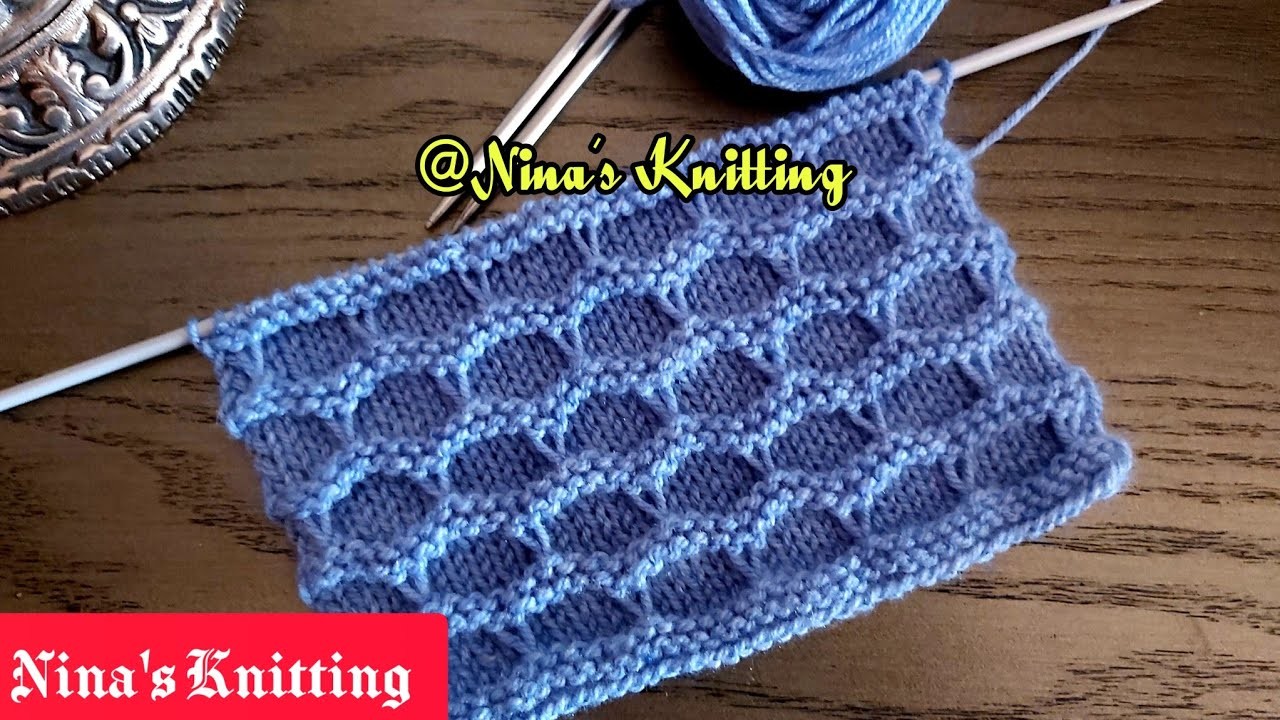 Easy Knits & Purls Knitting Pattern With English Subtitles