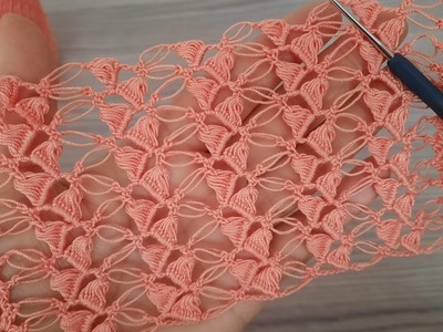 FANTASTIC CROCHET FLOWER knitting pattern lace making, step-by-step explanation for beginners