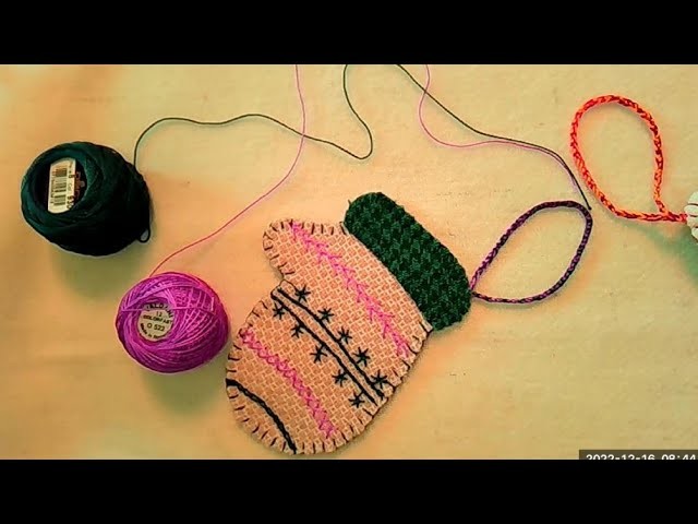 Finger Knitting a cord