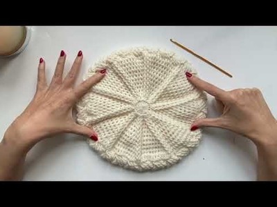 How to Crochet French Beret Hat | Beginner Friendly