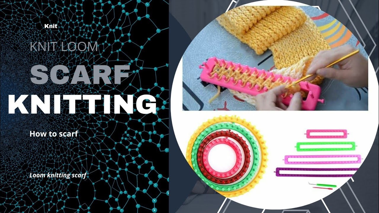 How to knitting scarf| loom knit infinity scarf|  loom knitting cowl scarf| loom knitting scarf