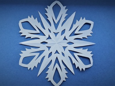How to Make a Paper Snowflake Easy Christmas 2022 DIY Craft