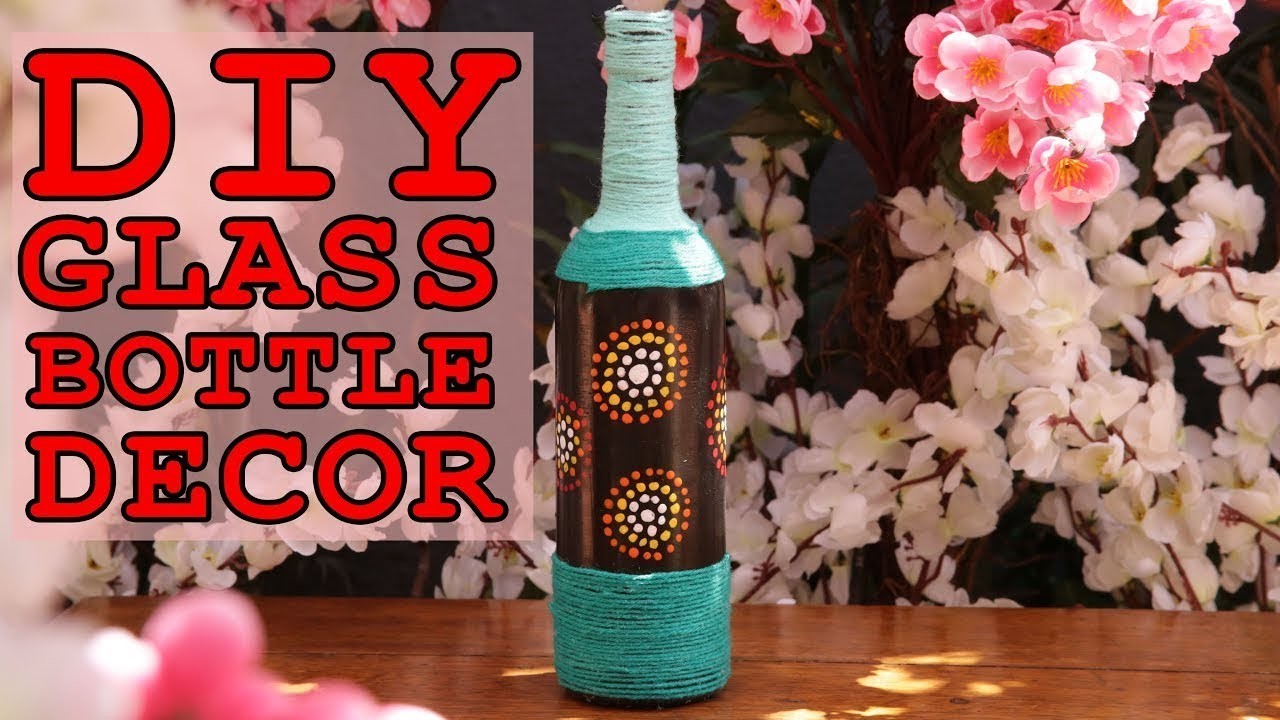 How To Make DIY Glass Bottle Decoration Ideas Bottle Art And Craft + More Home Decor Videos