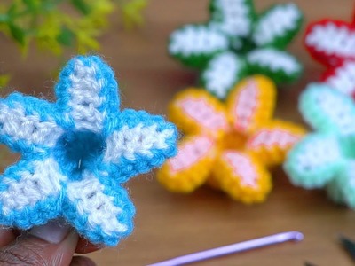 ✨Incredible✨Hairband.Very easy crochet.tunisianKnitting.flower headband