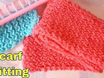 Loom knit pocket scarf|  loom knit infinity scarf|  loom knitting cowl scarf| loom knitting infinity