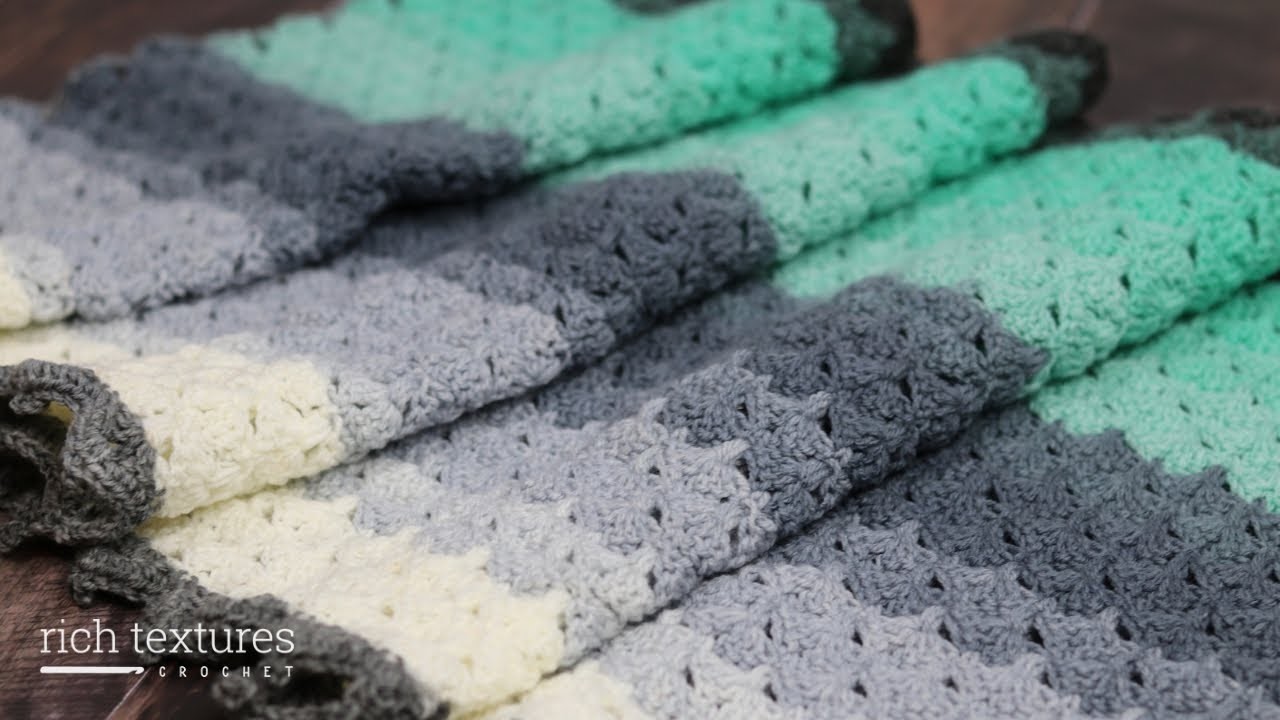 Raindrops Shawl Crochet Pattern