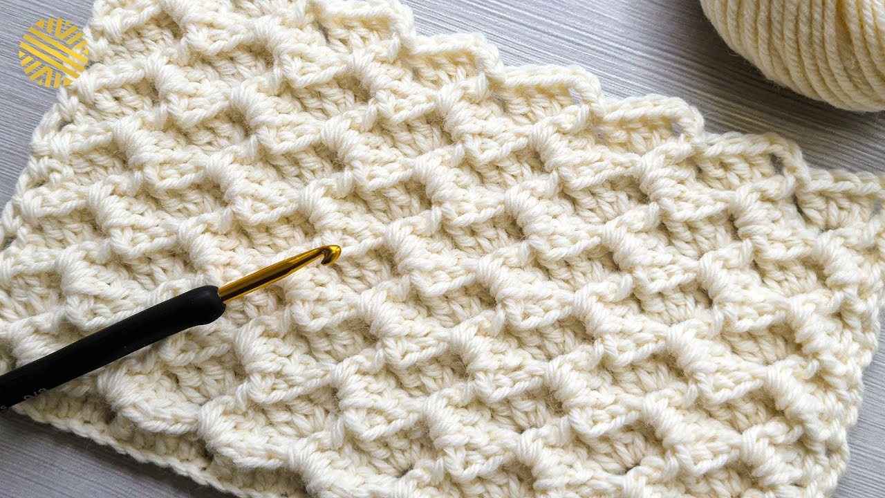 SUPER EASY Crochet Pattern for Beginners! ???? ✅ Gorgeous Crochet Stitch for Baby Blankets and Bags