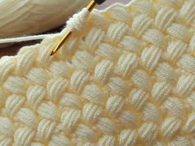⚡Süperrrrr⚡⚡ pistachio filled* Super Easy  Crochet Baby Blanket For Beginners online Tutorial