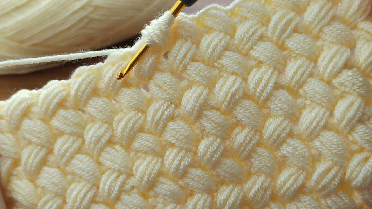 ⚡Süperrrrr⚡⚡ pistachio filled* Super Easy  Crochet Baby Blanket For Beginners online Tutorial