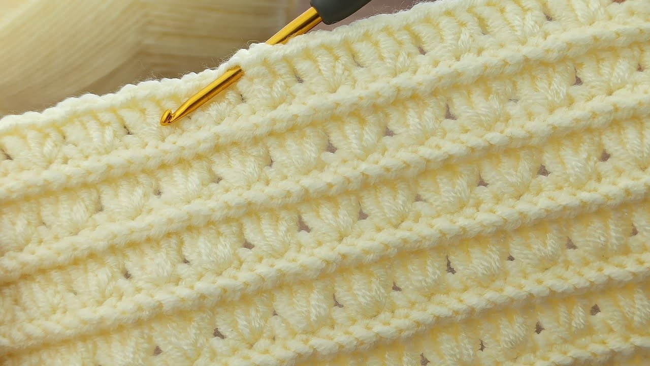 ⚡Süperrrrr⚡⚡ ????Amazing???? * Super Easy Tunisian Crochet Baby Blanket For Beginners online Tutorial