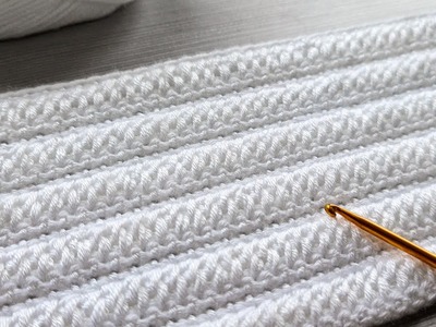 VERY EASY Crochet Pattern for Baby Blankets, Shawls and Bags! ✅ Amazing Crochet Stitch for Beginners