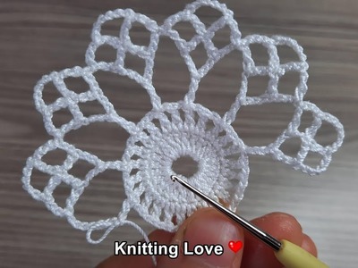 VERY TREND CROCHET FLOWER IDEA????friends liked the souvenir gifts I knitted flower projects very much