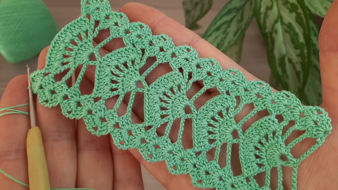 Wonderful Very Beautiful Crochet knitting pattern lace making, step-by-step explanation for beginner