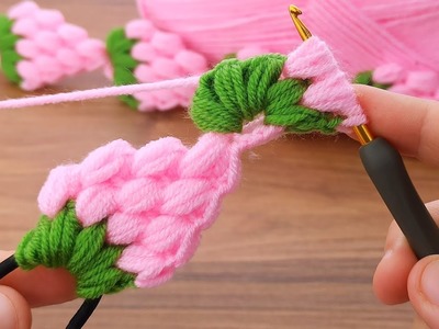 Wooowww. !!! This headband turned out great .  how to make a crochet strawberry hair band #crochet