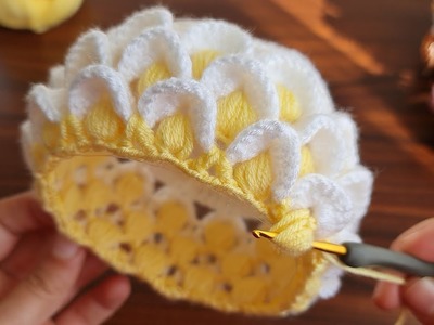 Wow!! How to make very nice crochet knitting????eye-catching Knitted basket decorative