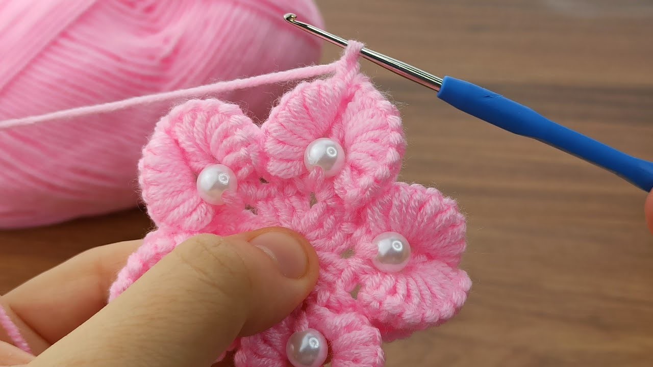 ????‼️ woww ????‼️Greatt ???? ⚡???? you will love it! I made a very easy crochet flower for you #crochet