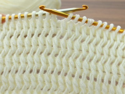 ‼️⚡Wwooow???? * Super Easy Tunisian Crochet Baby Blanket For Beginners online Tutorial * #Tunisian