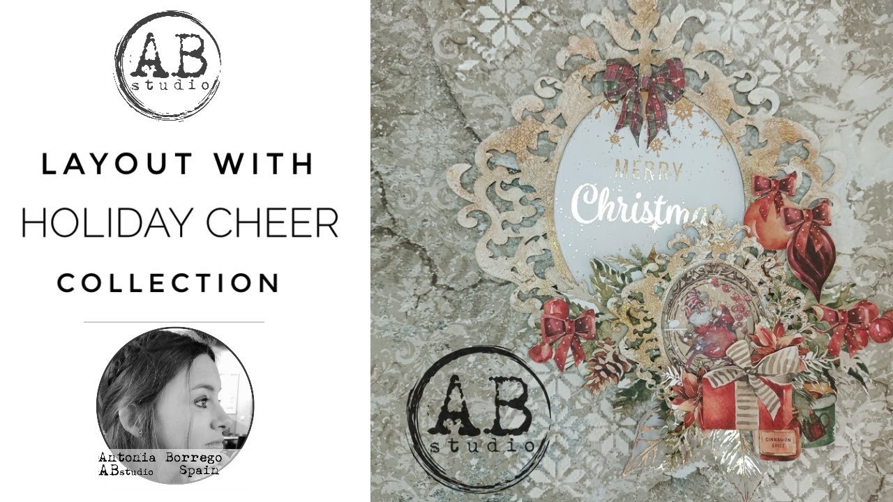 AB Studio Layout with Holiday Cheer Collection