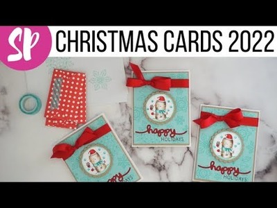 CHRISTMAS CARDS 2022 | Cards I Made, Lawn Fawn, Pink & Main, Simon Says Stamp, Stampin' UP