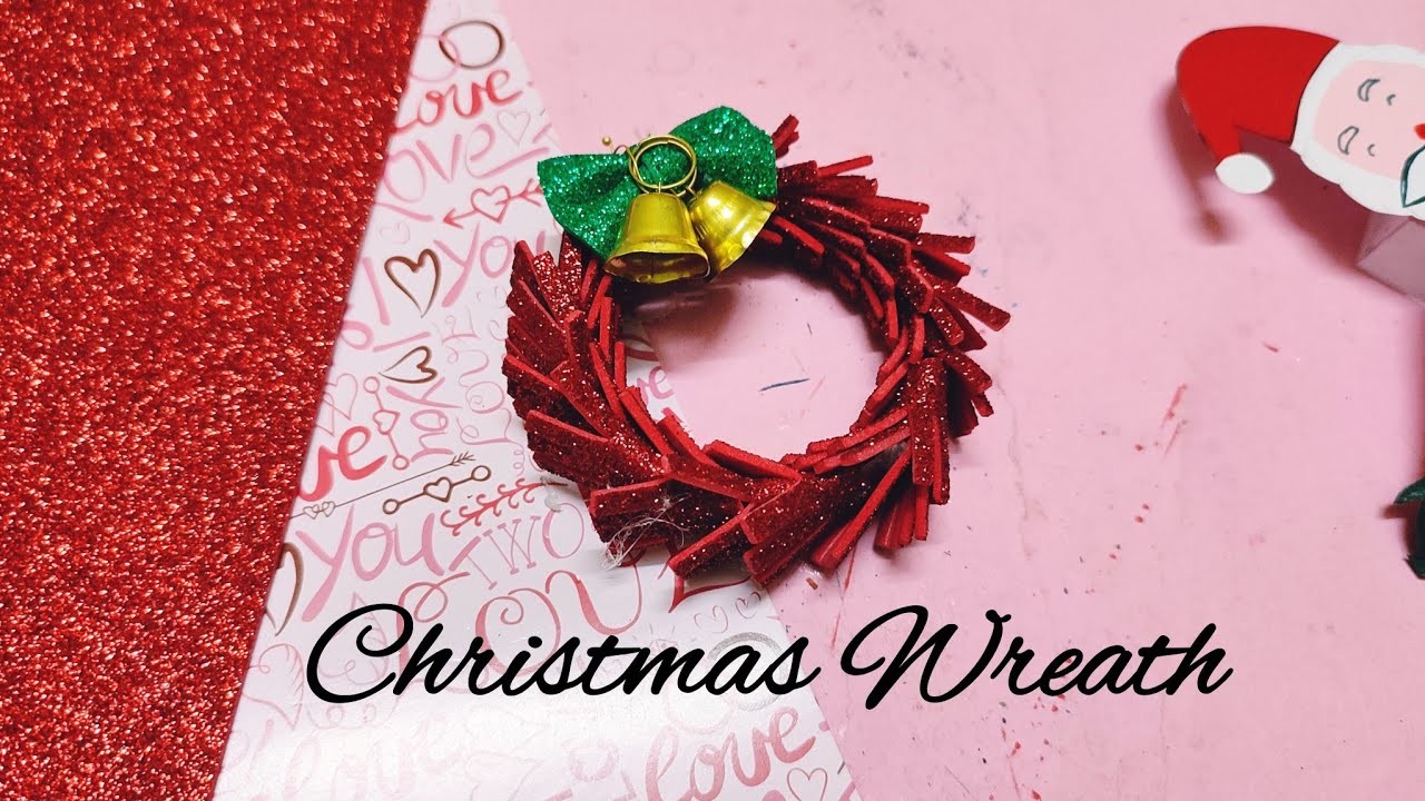 Christmas Crafts Day #14 |Christmas Wreath | Christmas Ornament | ‎@DIY with Minnie